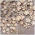 thumbnail image 2 of Miangastore 200 Pcs DIY Doodle Slice Educational Toy Natural Wooden Slice (Assorted Style), 2 of 8