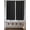 Black, variant on Yellow Solid Color 2 Panel Kitchen Curtains for Small Windows, Aesthetics Contemporary Luxury Bathroom Tier Curtain, Short Window Treatment for Bedroom/Living Room 55"x24"