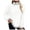 White, variant on Sweater for Women, Plus Size Sweaters for Women, Striped High Neck Pullover, Loose Fit for Comfort and Style