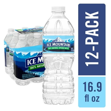 Ice Mountain Spring Water, 16.9 fl oz, 12 Pack Plastic Bottles