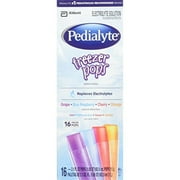 pedialyte freezer pops - assorted flavors - 2.1 oz - 16 ct (pack of 2)