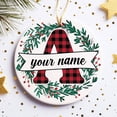 thumbnail image 4 of Adorno navideño personalizado con nombre personalizado, regalo de recuerdo para bebé, accesorios de fotografía para bebé, adorno navideño, 4 of 5