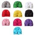thumbnail image 2 of DINHEAROM Baby Accessories 1Pack Newborn Girl Hat 11.8x6.3x1.2in Green Bowknot for Infant, 2 of 8
