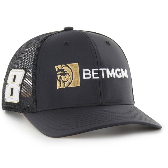 Men's '47 Black Kyle Busch Sure Shot Trucker Adjustable Hat