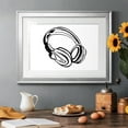 thumbnail image 5 of Headphones Sketch Premium Framed Print - Ready to Hang, 5 of 8