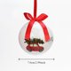 thumbnail image 3 of 1 pieza de bolas de Navidad decorativas colgantes de 3 pulgadas de espuma de Papá Noel, adorno colgante para árbol de Navidad, regalos de Navidad para Año Nuevo, 3 of 5