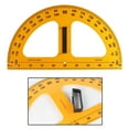 thumbnail image 4 of Math Geometry Ruler Teaching Supplies Angle Measurement Measuring Rulers Tool for Blackboard White Board Classroom Teachers Drawings , 1 Piece Protractor, 4 of 7