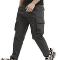 thumbnail image 2 of Dagegui Men's Cargo Pants Casual Multi Pockets Jogger Tapered Pants Big and Tall Stretch Loose Fit Tactical Pants Trendy Outdoor Jogger Pants Today Deals, 2 of 7