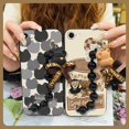 thumbnail image 2 of LYM-Phone Case For iphone 7/8/iphone SE 2020/SE2, cute Dirt-resistant Simplicity silicone Back Cover protective case Waterproof Anti-knock Skin-friendly feel Bear bracelet soft case, 2 of 9