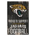 thumbnail image 1 of Jacksonville Jaguars Sign 11x17 Wood Proud to Support Design, 1 of 1