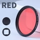 thumbnail image 1 of Juego de filtros de lente de 52 mm, con tapas de lente, lente de color, accesorio de herramienta de filtro, con adaptador, lente de cámara para fotogr rojo Macarena Lente de la cámara, 1 of 8