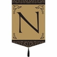 thumbnail image 7 of Magnolia Garden Flags M030004 Monogram D Tassel Burlap Garden Flag, 7 of 7