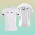 thumbnail image 3 of Camiseta holgada de tenis para hombre, camisa de manga corta con cuello redondo de Color sólido, transpirable, de secado rápido, para verano, 2024, 3 of 4
