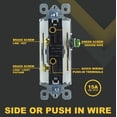 thumbnail image 4 of Faith SSK1B-WH, 15A White 3 Way-Rocker Light Dimmer Switch, 10 Pack, 4 of 10