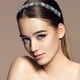 thumbnail image 5 of Diadema con cuentas para mujer, diadema con cristales y diamantes de imitación para mujeres y niñas, 5 of 5
