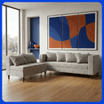thumbnail image 1 of LASE Muebles Sala Esquinera Italia Sofá + Loveseat Configurable en L 6 cojines Marfil, 1 of 7