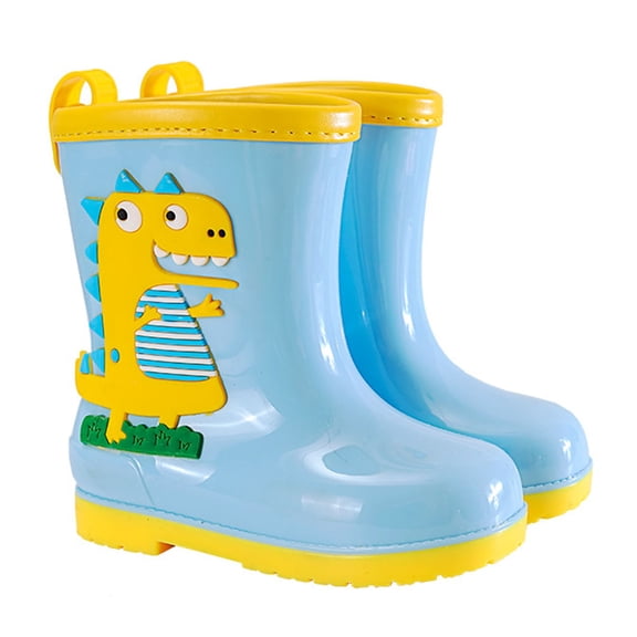 Masteelf  Children's Dinosaur Rain Boots Stylish Waterproof Girl