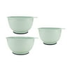 Kitchenaid BPA-Free Plastic Set of 3 Mixing Bowls with Soft Foot in Pistachio