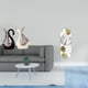 thumbnail image 2 of Figuras de cisne, escultura de cerámica, adorno de escritorio para estante, aniversario, chimenea y espejo de pared para sala de estar, pasillo,, 2 of 8