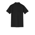 thumbnail image 6 of District Made Mens Stretch Pique Polo-XS (Black), 6 of 6