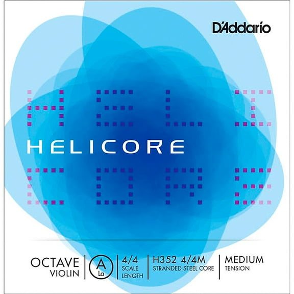 D'Addario Helicore Octave Series Violin A String 4/4 Size, Medium