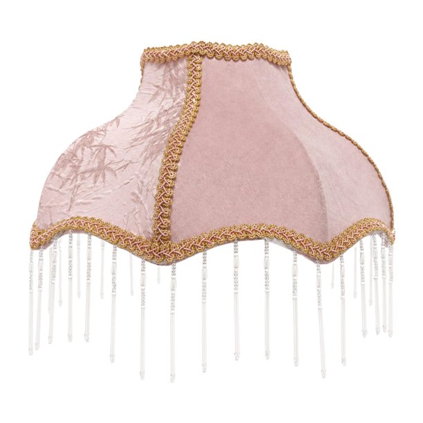 Pantalla de lámpara Cubierta de luz Versátil E27 Accesorios de moda Pantalla de hogar europea Hojas rosas 31x22cm