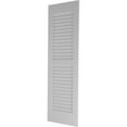 thumbnail image 3 of Ekena Millwork 18"W x 54"H Americraft Two Equal Louver Exterior Real Wood Shutters (Per Pair), Primed, 3 of 10