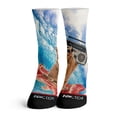 thumbnail image 2 of Function - Bacon Surfing Cat Fashion Socks, 2 of 4