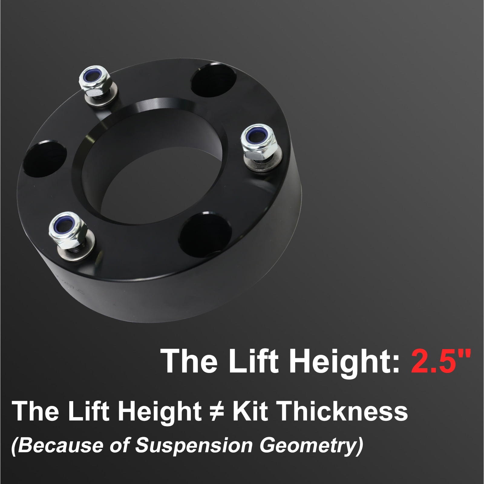 Sennachine 2.5" Front Leveling Lift Kit For 2007-2024 Chevy Silverado GMC Sierra 1500 2/4WD
