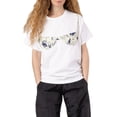 thumbnail image 1 of Gupgi T-Shirts Blancs pour Femmes Soutien-Gorge Imprimé Manches Courtes Col Rond Tee Ample Tops d'Été Décontractés, 1 of 5
