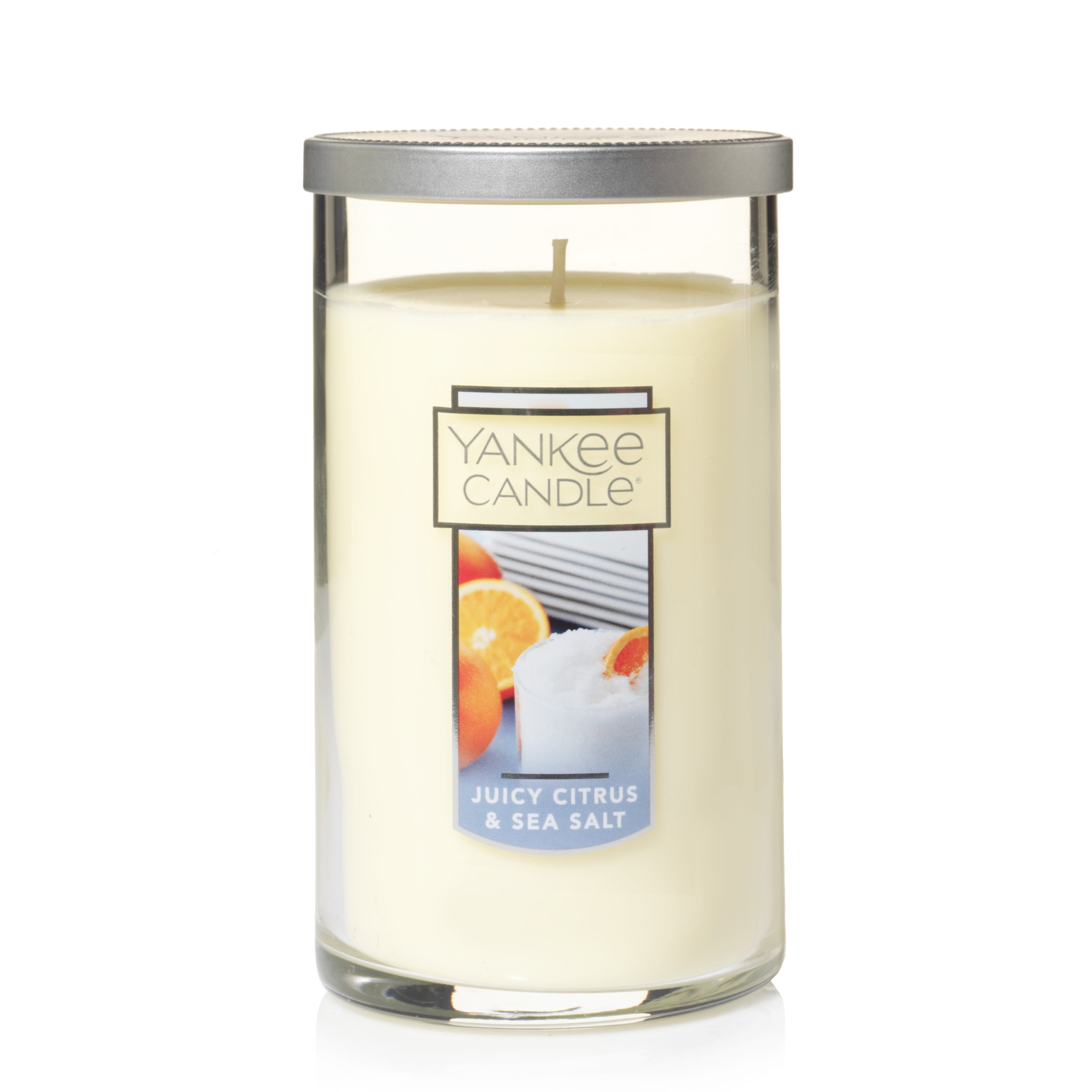 Yankee Candle Medium Perfect Pillar™ Scented Candle, Juicy Citrus & Sea