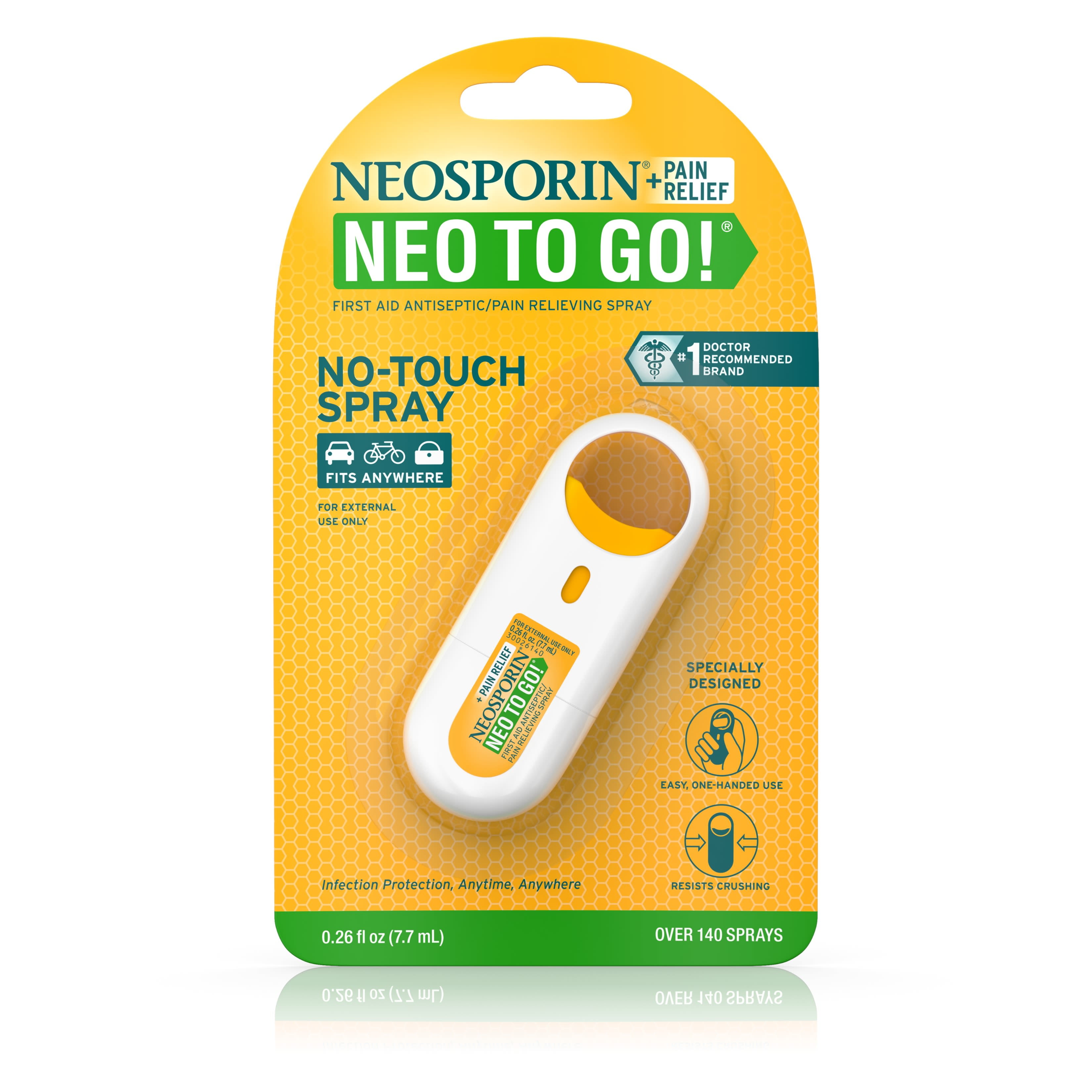 Neosporin Pain Relief Neo To Go First Aid Antiseptic Pain Relieving Oz 