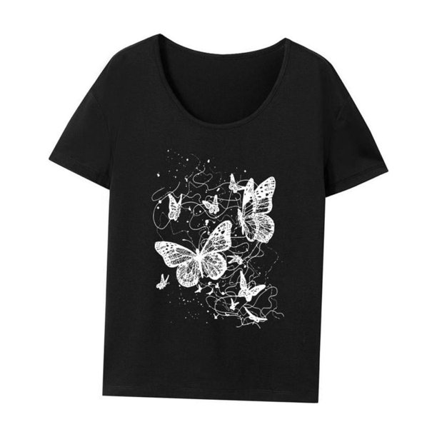 Camiseta para mujer con cuello redondo, informal, de verano, para desplazamientos, regalo para mujer XL