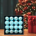 thumbnail image 2 of Vintage Christmas Ball Ornaments 16 Pieces 2.36 Inch Neutral Textured Decor, Shatterproof Matte Glossy Hanging Balls for Xmas Tree Holiday Party Wedding Supplies, 2 of 7