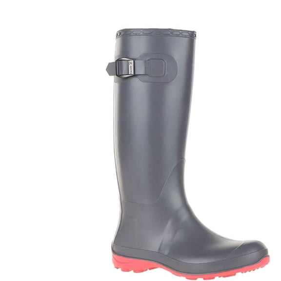 Kamik Women's Olivia Charcoal Knee-High Rubber Rain Boot - 10M