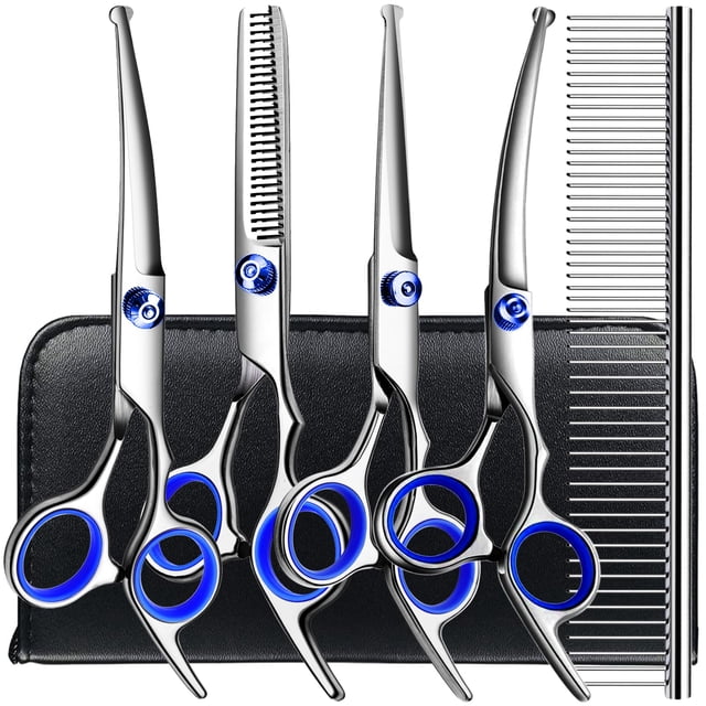 Kit de tijeras de peluquería canina TINMARDA Professional 6 en 1