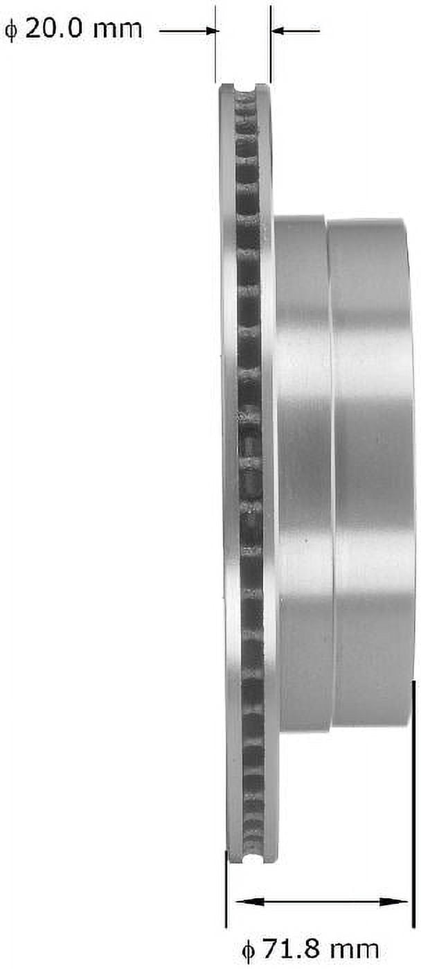 Disc Brake Rotor Fits select: 2010-2017 CHEVROLET EQUINOX, 2010-2017 GMC TERRAIN