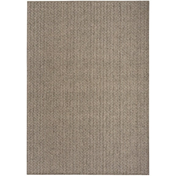 Nourison Home Tulum 6' x 9' Brown Outdoor Rug