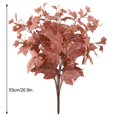 thumbnail image 2 of Artificial Leaves Plant Cloth Imitation Leaf Bouquet Home Simulation Plant Decor  Light Blue, 2 of 10