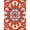 Red, Pattern 3, variant on ODIKA 4' x 6' Machine Washable Non-Slip Area Rug, Moroccan Medallion High Traffic Rug, Red, 569153