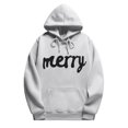 thumbnail image 4 of MESSUEN Christmas Shirts for Women Christmas Sweatshirts for Women Thick Hoodie Womens Zip Up Sweatshirt Top Long Sleeve Trendy Hoodies Womans Hoodies White M, 4 of 4