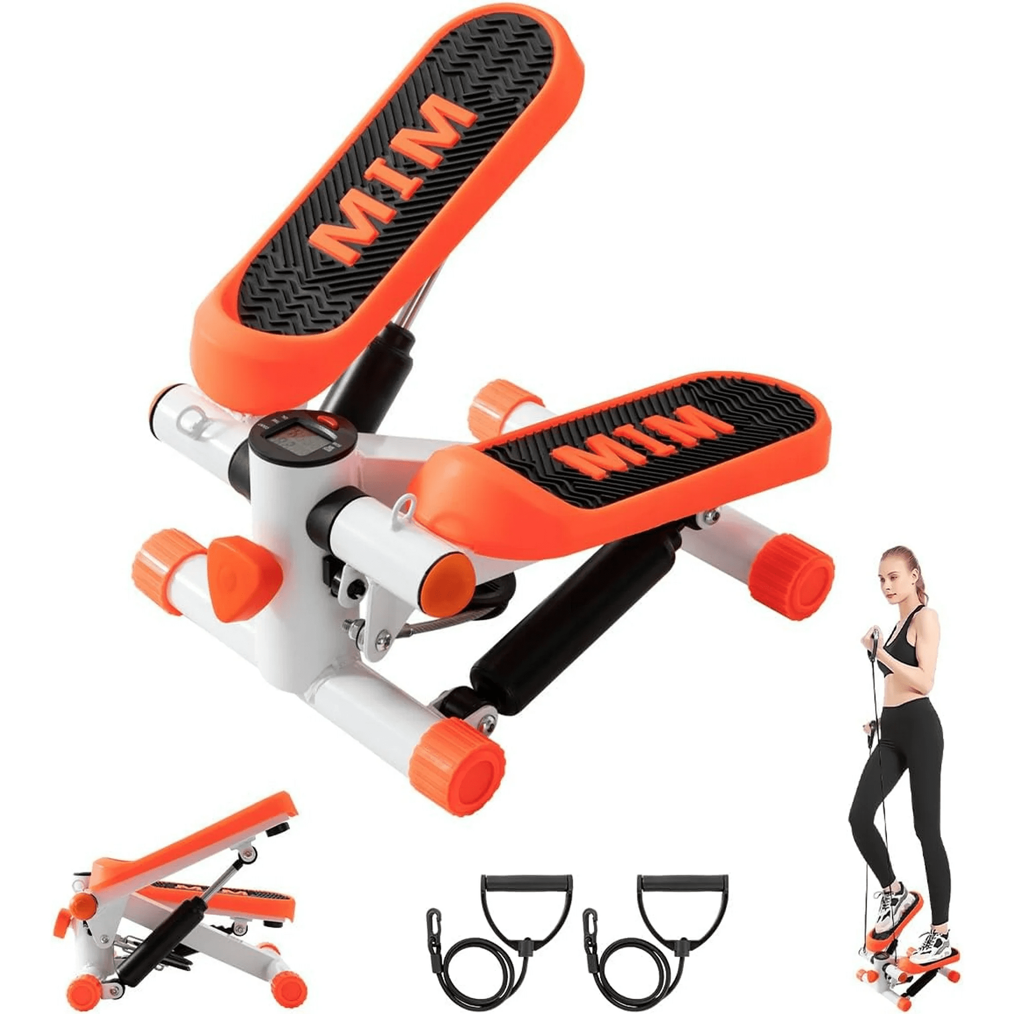Stamina Mini Stepper with Monitor Low Impact Black and Gray Stepper Great Design for at Home Workouts Step Machines Walmart