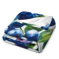 thumbnail image 3 of RKSupls Christmas Throw Blanket,Soft Warm Fannel Blueberry Pattern Blankets Gift for Home Bed Sofa Couch Decor,60x80 in, 3 of 9