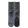 thumbnail image 1 of Adult Kids 3d Animal Paw Cat Tiger Feet Print Foot Crew Socks Elastic Hosiery, 1 of 5
