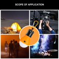 thumbnail image 4 of Linterna LED para tienda de campaña, bombilla de emergencia portátil impermeable para exteriores, funciona con pilas con gancho de clip, para senderismo, fiesta, camping, pesca, energía (4 p, 4 of 5