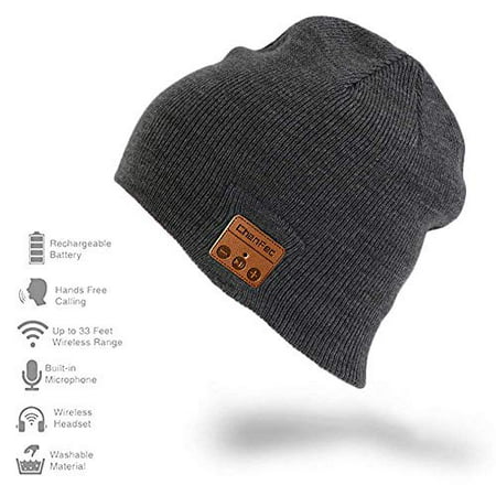 HONGYU Bluetooth Hat CHENFEC with Wireless Headphone Headset Earphone Speaker Mic Hands-free Winter Sport Knit Cap Best