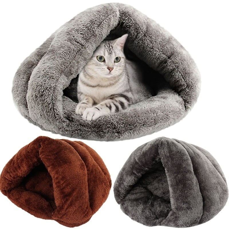 Cave Crate Cozy Warm Winter Bed House Sleeping Bag Plush Mat Pet Dog Cat Puppy 