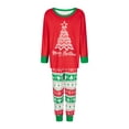thumbnail image 2 of Fiomva Family Matching Pajamas Christmas Sleepwear Long Sleeve Sleep Shirt with Plaid Pants Soft Loungewear Pjs Set S-XXL, 2 of 9