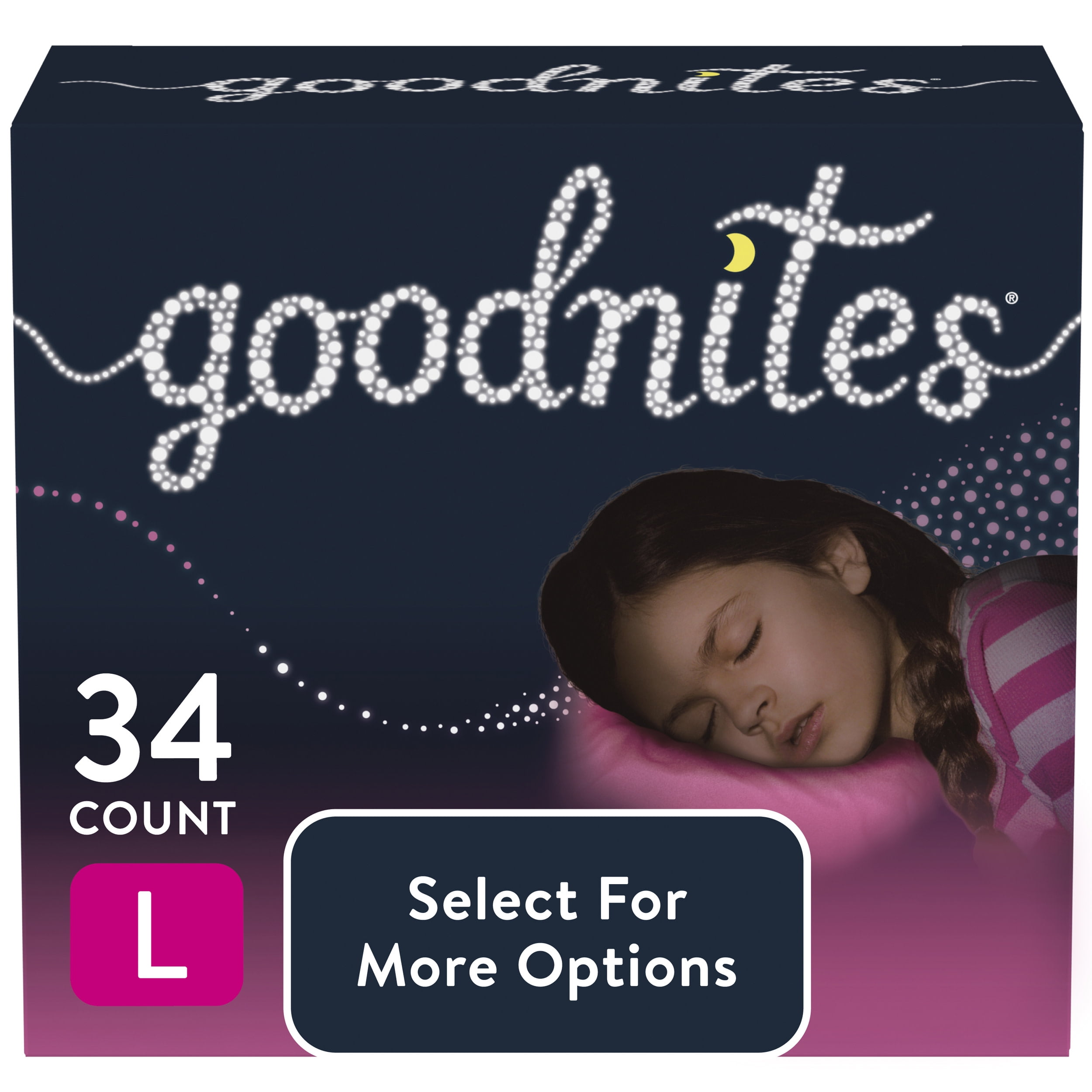 Sleeping Girl Plumber Xxx Video - Goodnites Overnight Underwear for Girls, XL, 9 Ct (Select for More Options)  - Walmart.com
