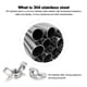 thumbnail image 5 of Tuerca de Mariposa de Acero Inoxidable 304, Tuerca de Tornillo Manual Din315, 5 Uds. Abody M6, 5 of 7
